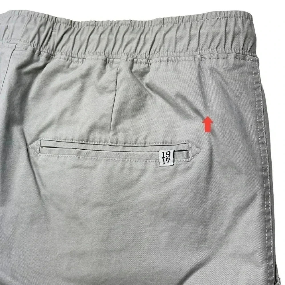 Sovereign Code Light Grey Drawstring Mens Shorts Size XL - Picture 8 of 9